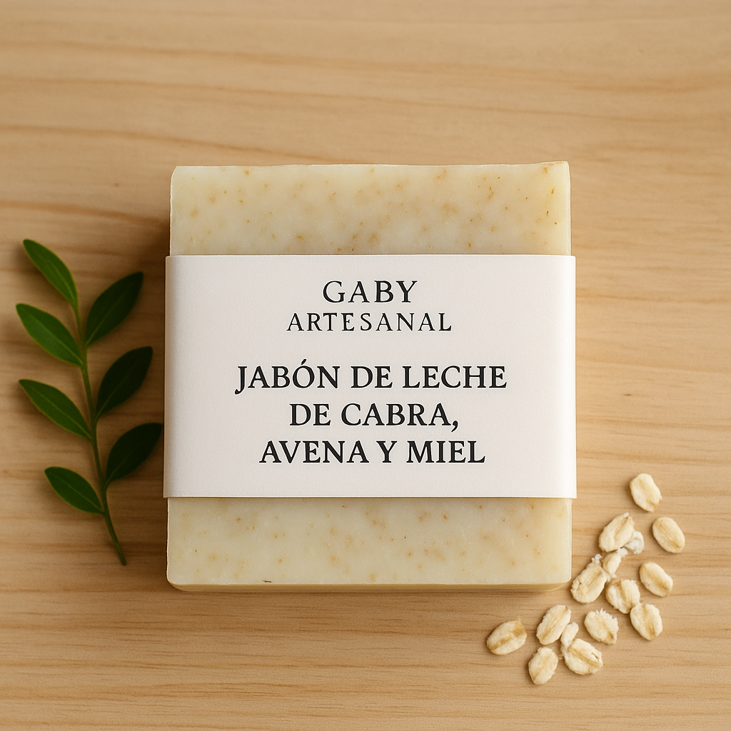 JabĂłn de Leche de Cabra, Avena y Miel