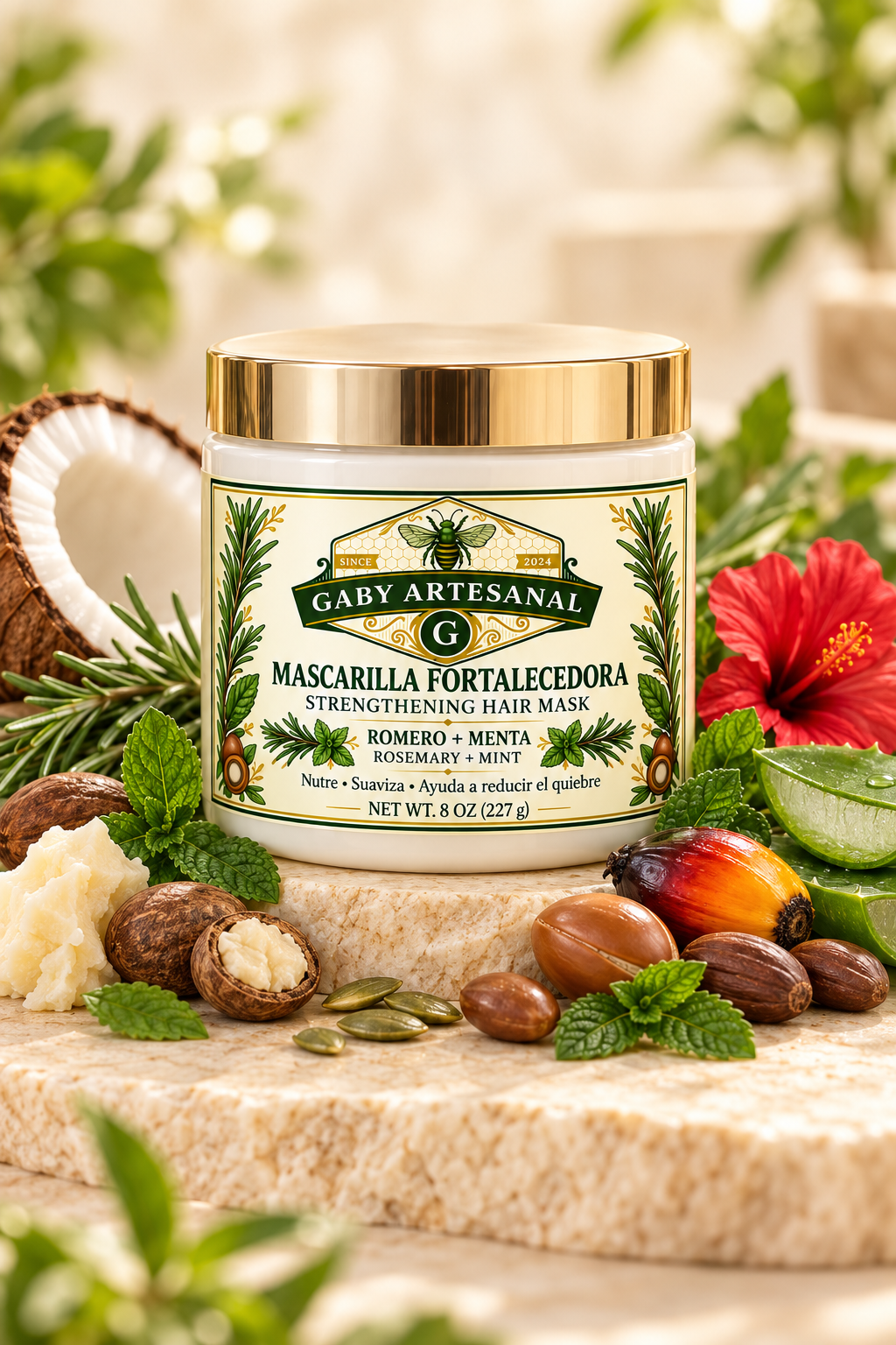 🌿 Mascarilla Capilar Fortalecedora