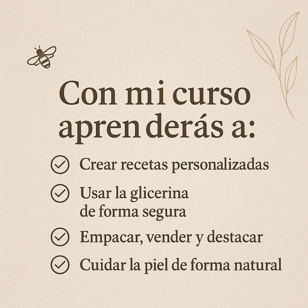 Curso básico de Jabones artesanales
