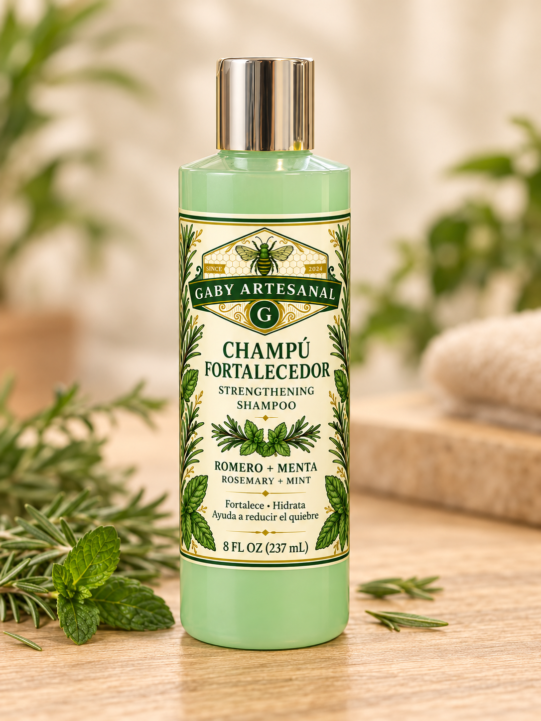 Shampoo artesanal Fortalecedor