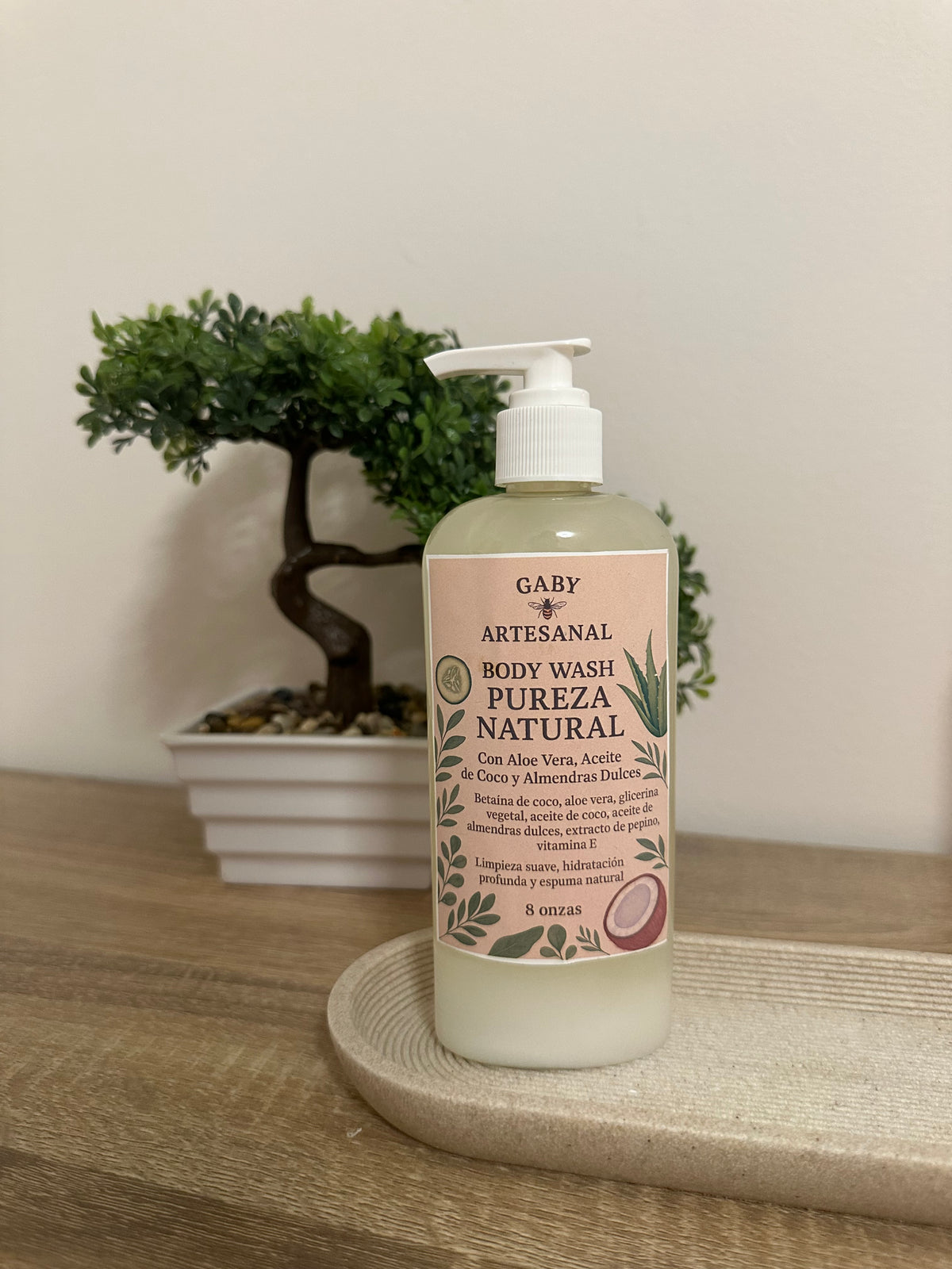 Body Wash Pureza Natural – Aloe Vera, Coco & Almendras Dulces