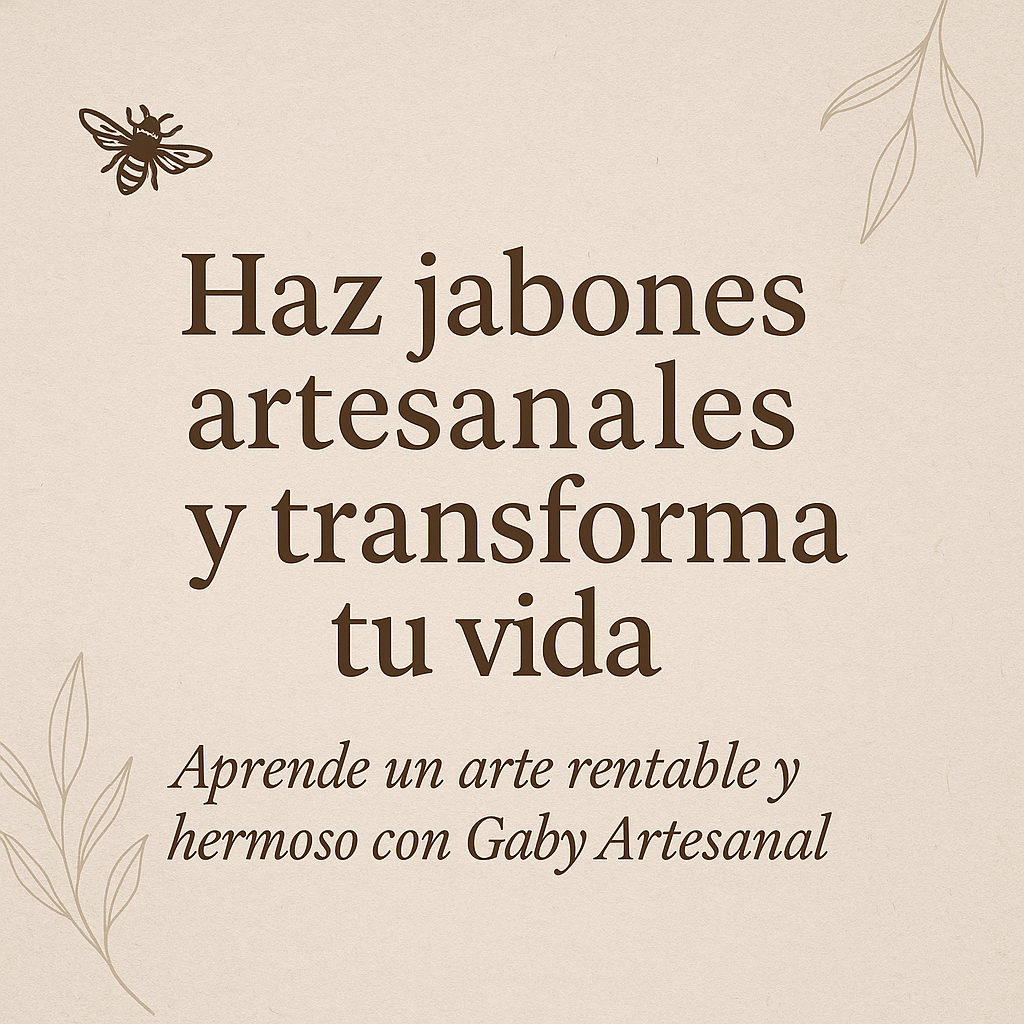 Curso básico de Jabones artesanales