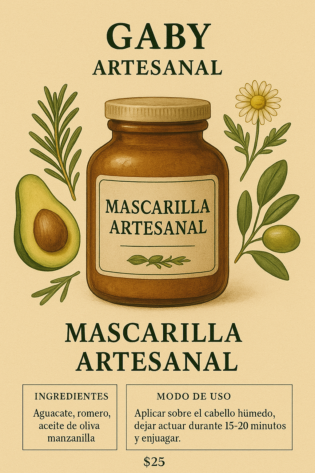 🌿 Mascarilla Capilar Fortalecedora