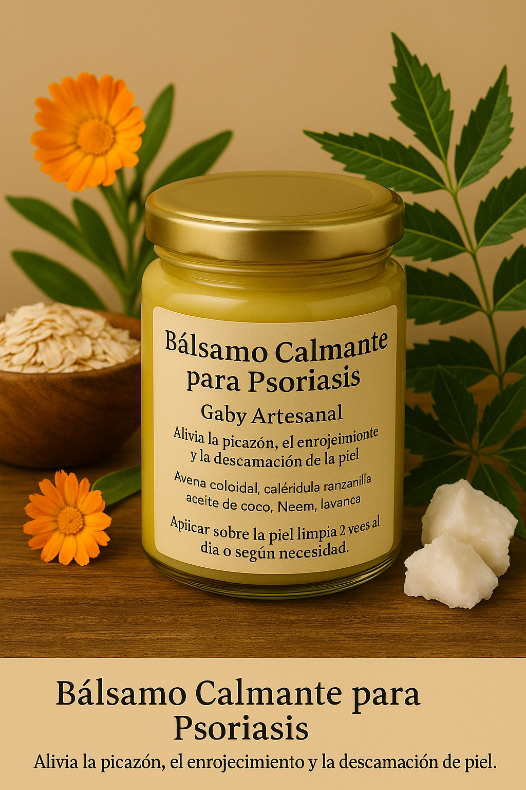 Bálsamo Calmante para Psoriasis