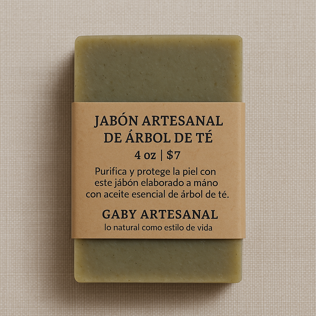 Jabón artesanal De árbol de Té