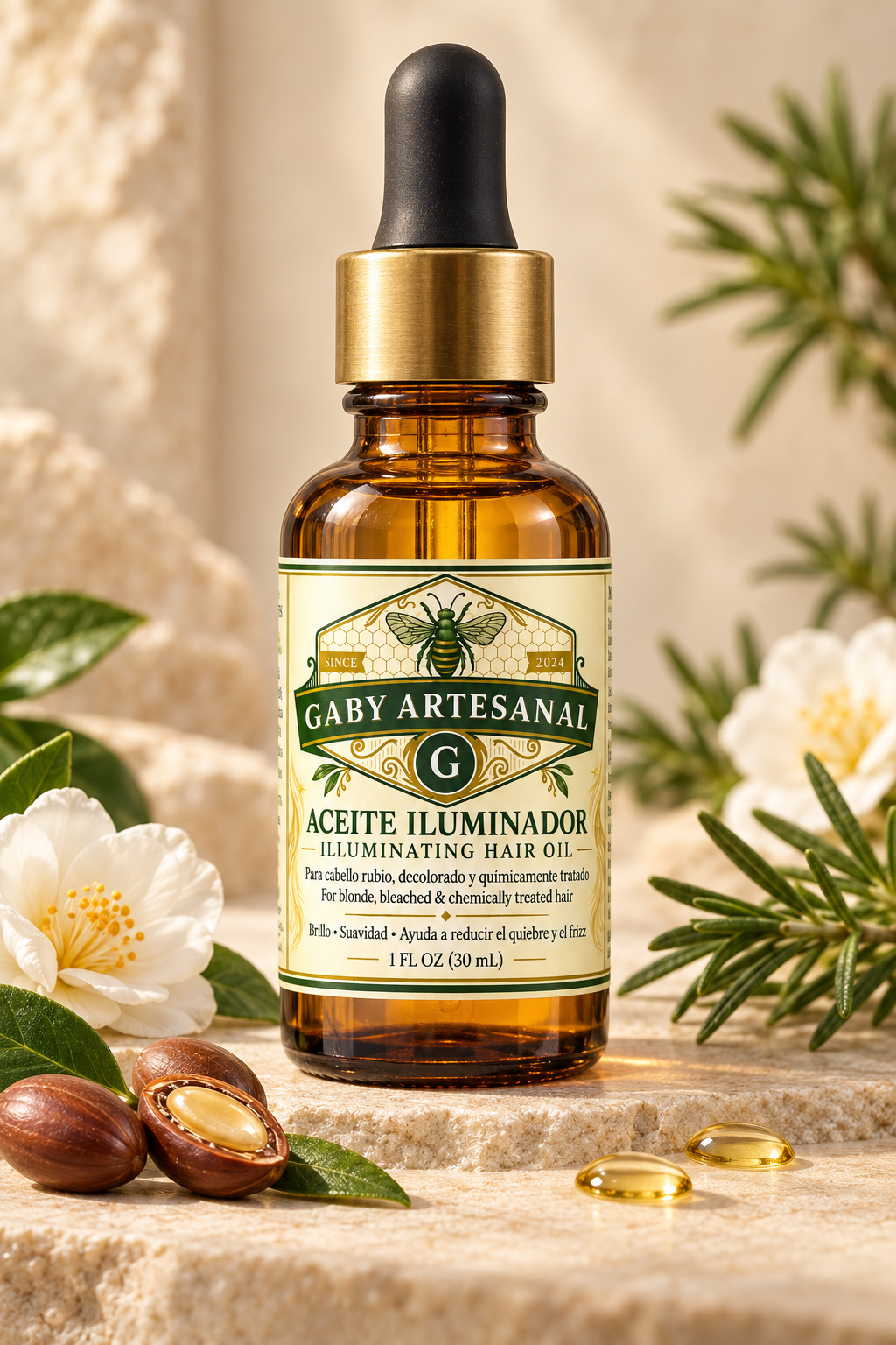 Aceite capilar 🌼iluminador